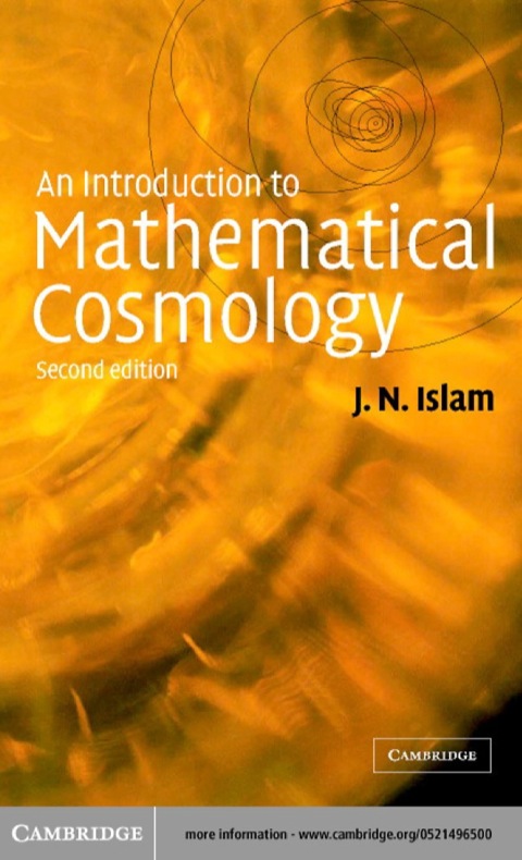 Cover image for book An Introduction to Mathematical Cosmology