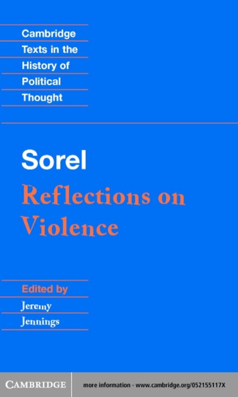 Cover image for book Sorel: Reflections on Violence