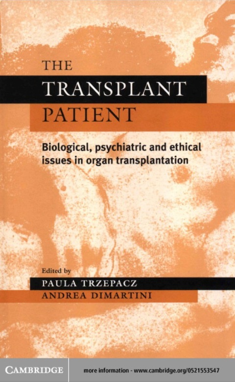 Cover image for book The Transplant Patient