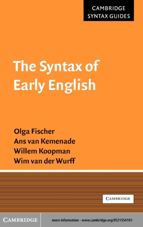 Cover image for book The Syntax of Early English