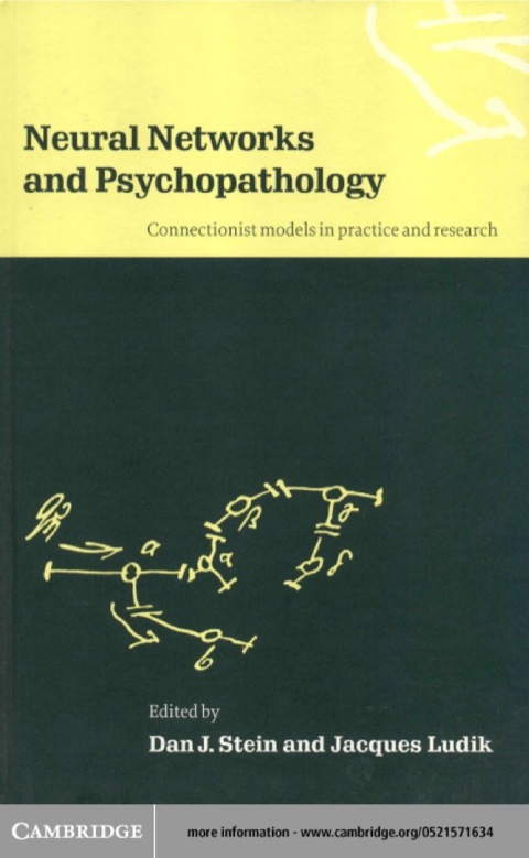 Cover image for book Neural Networks and Psychopathology