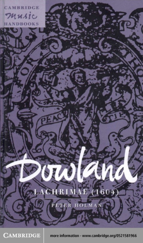 Cover image for book Dowland: Lachrimae (1604)