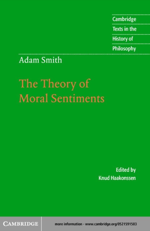 Cover image for book Adam Smith: The Theory of Moral Sentiments
