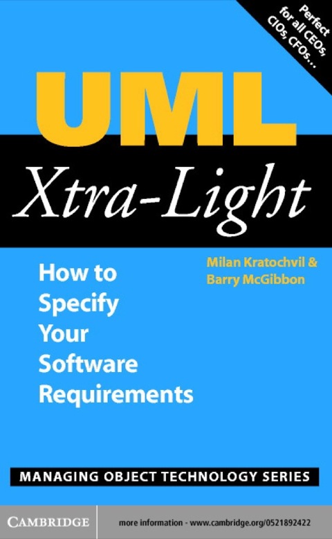 Cover image for book UML Xtra-Light