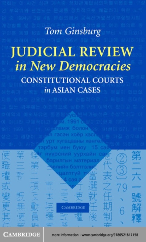 Cover image for book Judicial Review in New Democracies