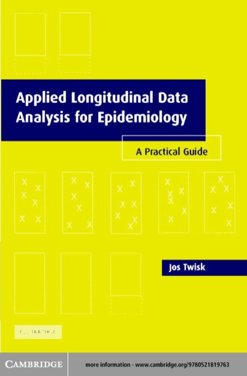 Cover image for book Applied Longitudinal Data Analysis for Epidemiology