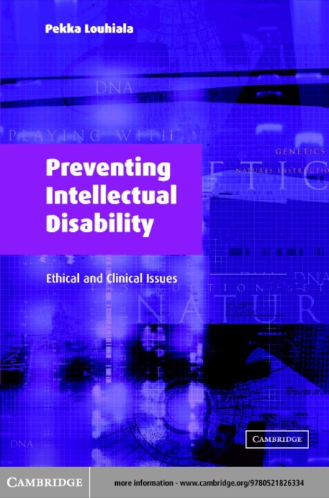 Cover image for book Preventing Intellectual Disability