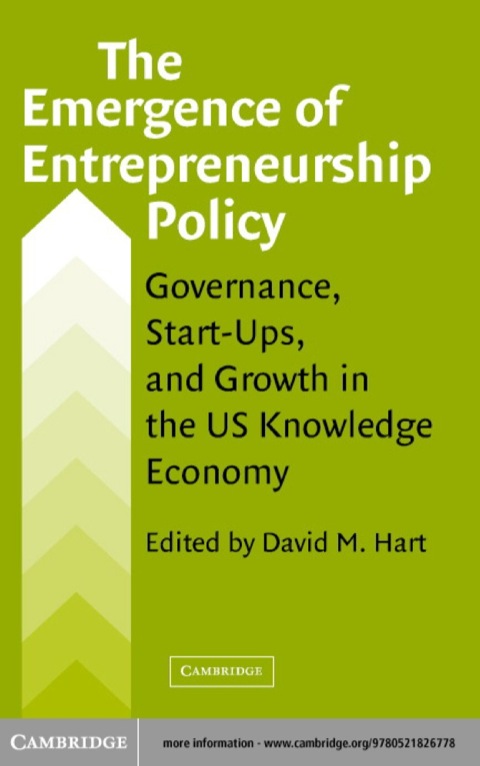 Cover image for book The Emergence of Entrepreneurship Policy