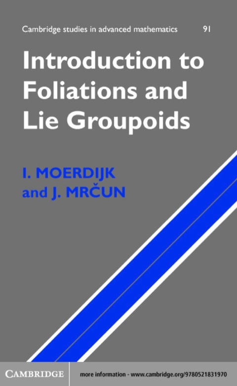 Cover image for book Introduction to Foliations and Lie Groupoids