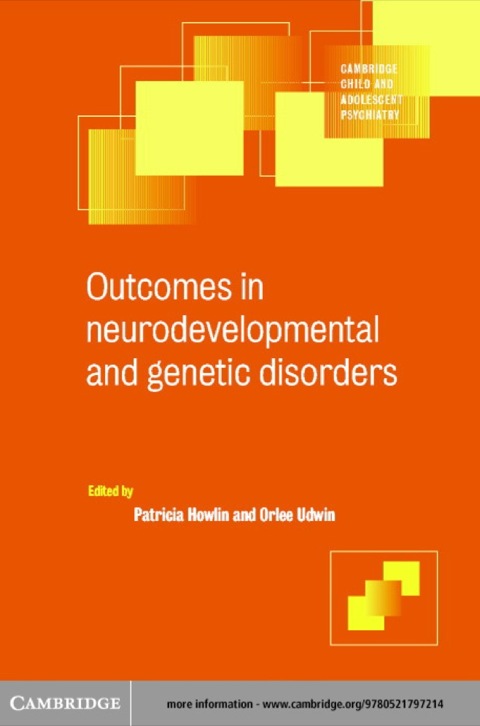 Cover image for book Outcomes in Neurodevelopmental and Genetic Disorders