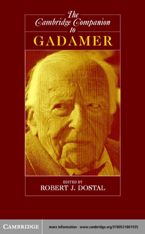 Cover image for book The Cambridge Companion to Gadamer