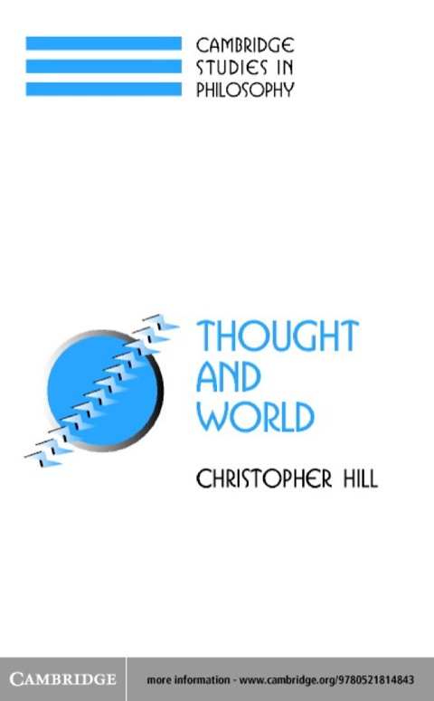 Cover image for book Thought and World