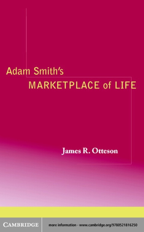 Cover image for book Adam Smith's Marketplace of Life
