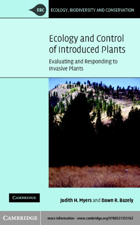 Cover image for book Ecology and Control of Introduced Plants