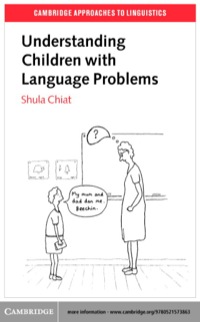 Titelbild: Understanding Children with Language Problems 1st edition 9780521573863