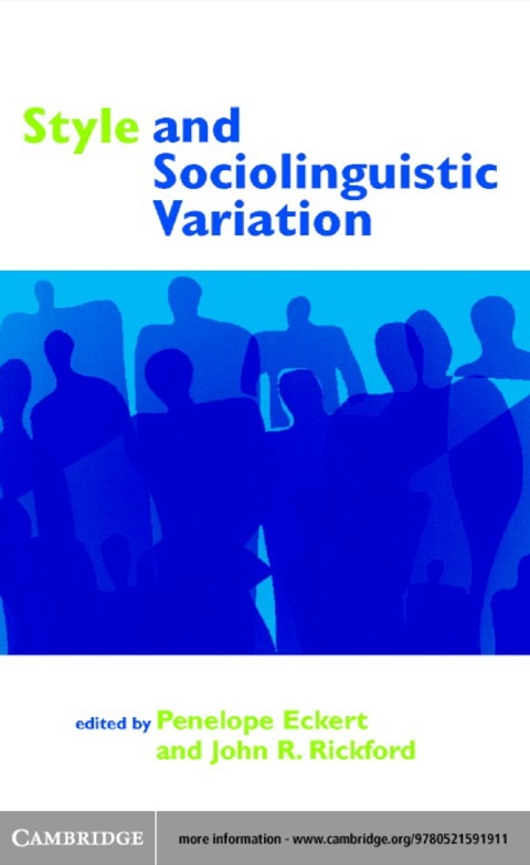 Cover image for book Style and Sociolinguistic Variation