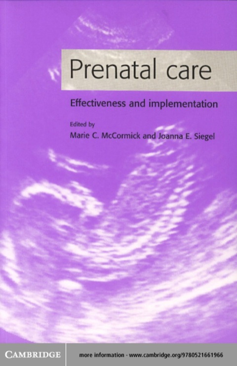 Cover image for book Prenatal Care