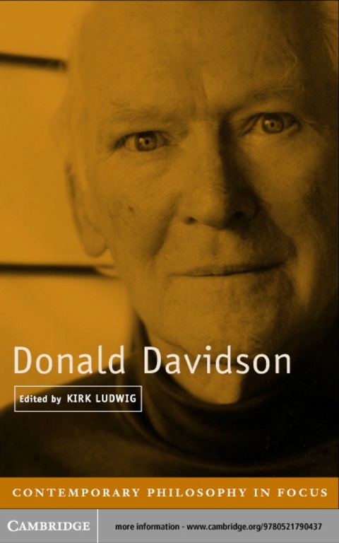 Cover image for book Donald Davidson