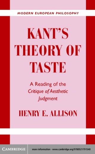 Kant's Theory of Taste