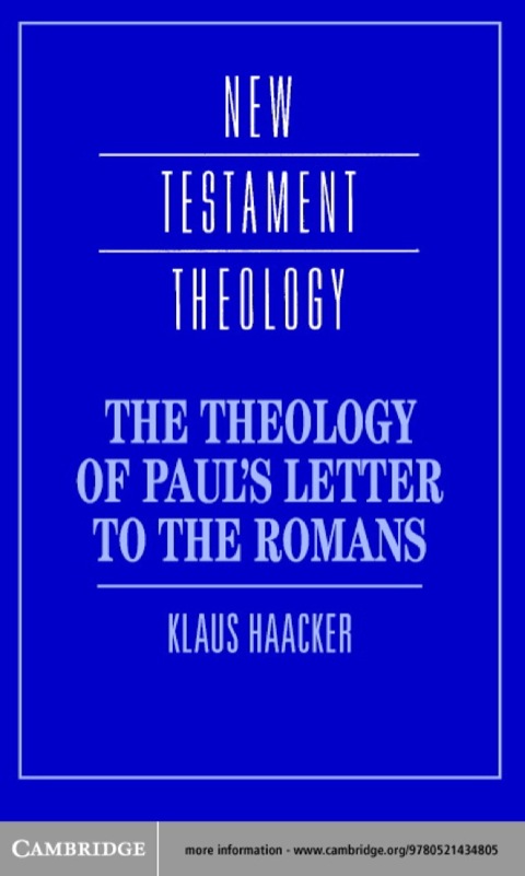 Cover image for book The Theology of Paul's Letter to the Romans