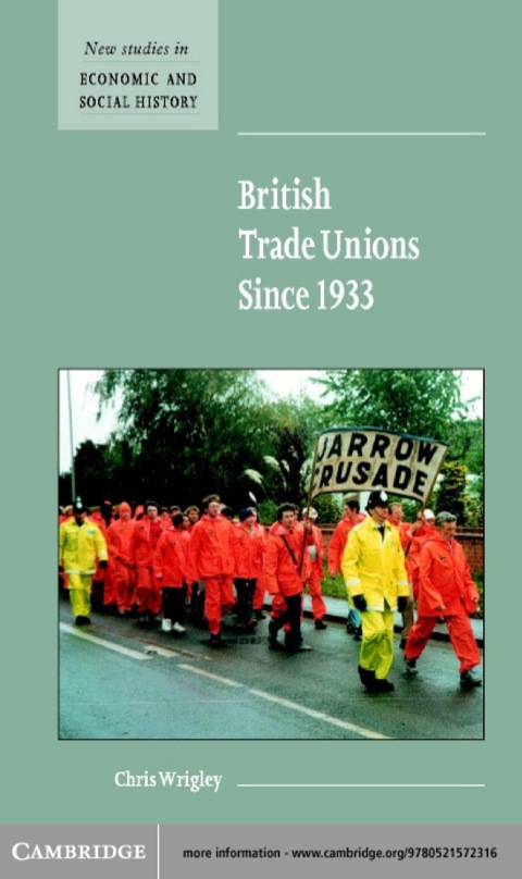 Cover image for book British Trade Unions since 1933