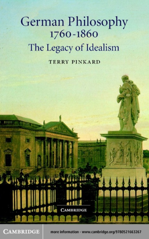 Cover image for book German Philosophy 1760–1860