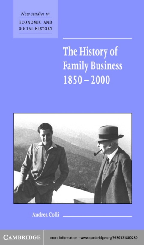 Cover image for book The History of Family Business, 1850–2000