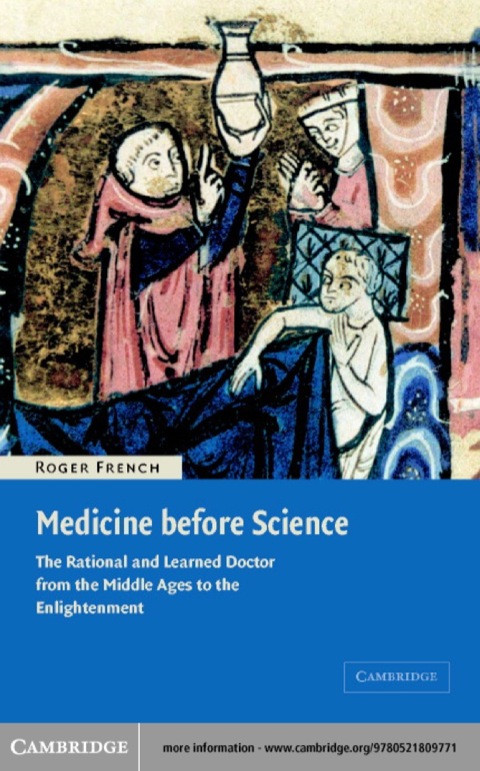 Cover image for book Medicine before Science