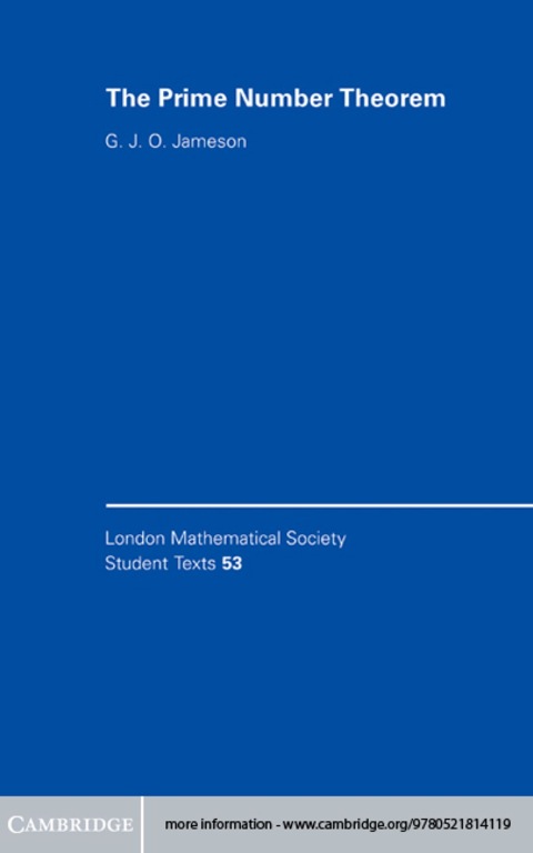 Cover image for book The Prime Number Theorem