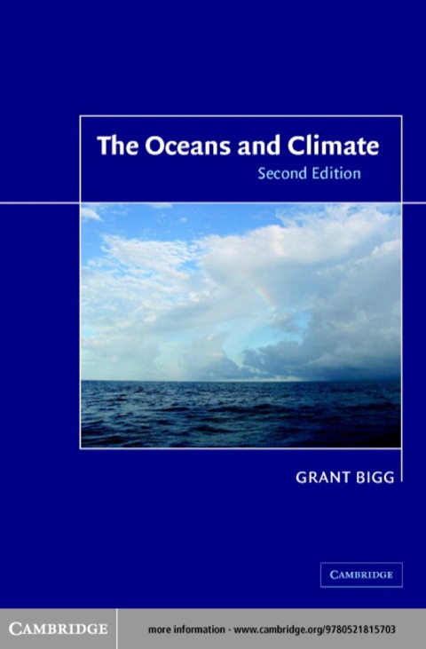 Cover image for book The Oceans and Climate