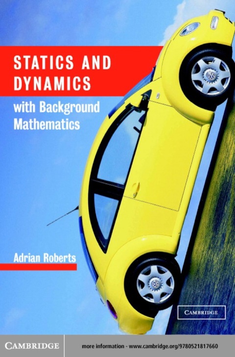 Cover image for book Statics and Dynamics with Background Mathematics