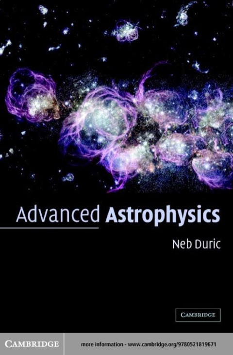 Cover image for book Advanced Astrophysics