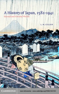 Cover image: A History of Japan, 1582–1941 1st edition 9780521821551