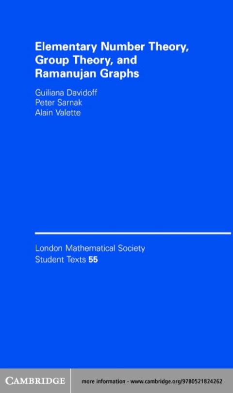 Cover image for book Elementary Number Theory, Group Theory and Ramanujan Graphs