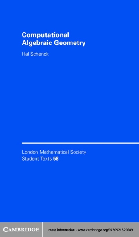 Cover image for book Computational Algebraic Geometry