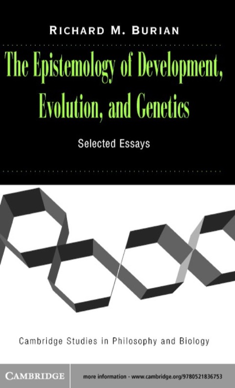 Cover image for book The Epistemology of Development, Evolution, and Genetics