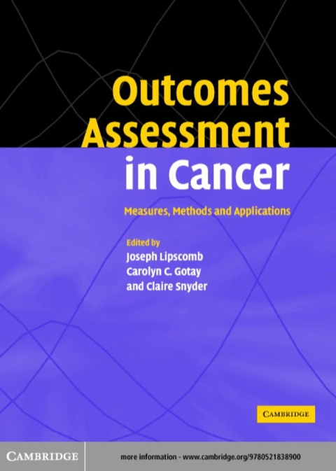 Cover image for book Outcomes Assessment in Cancer