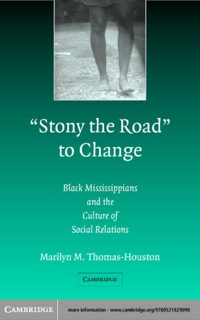 Cover image: 'Stony the Road' to Change 1st edition 9780521829090