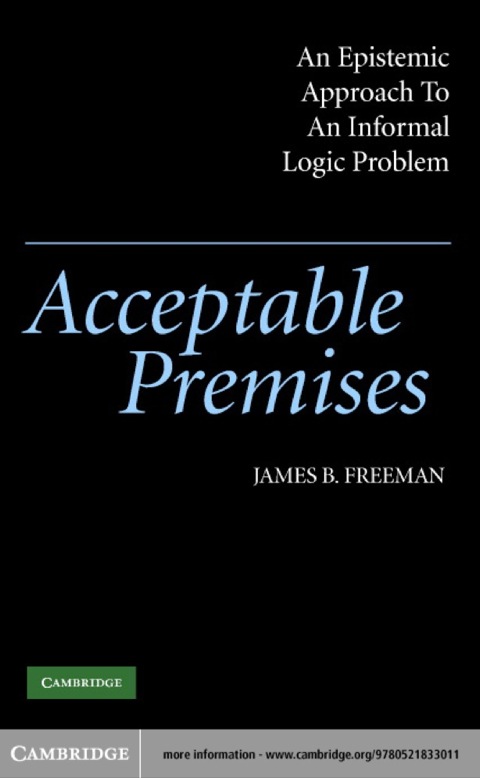 Cover image for book Acceptable Premises