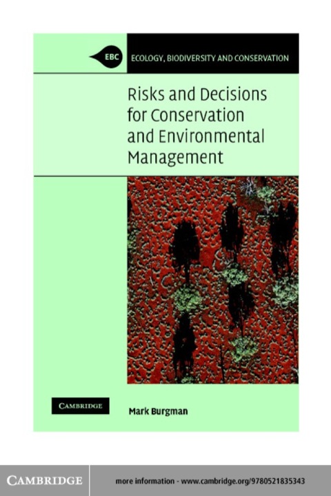 Cover image for book Risks and Decisions for Conservation and Environmental Management