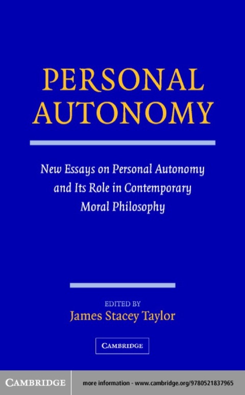 Cover image for book Personal Autonomy