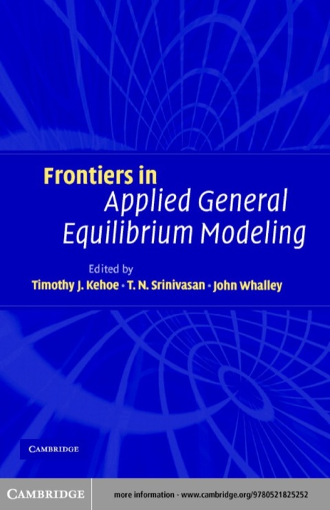 Cover image for book Frontiers in Applied General Equilibrium Modeling