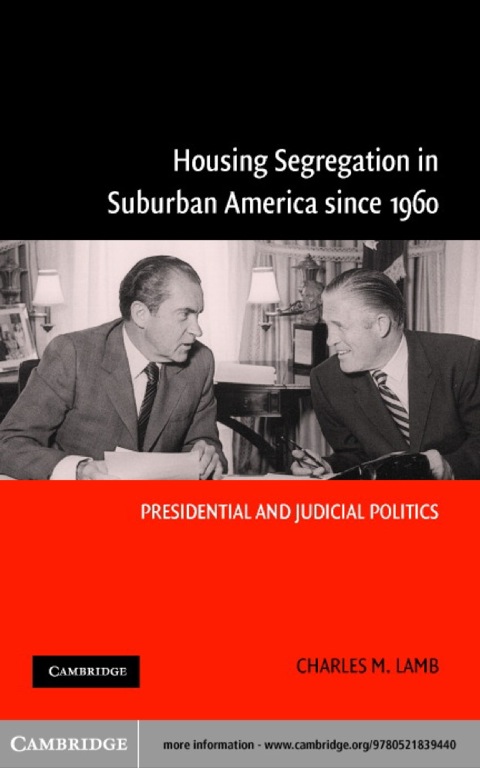 Housing Segregation in Suburban America since 1960 