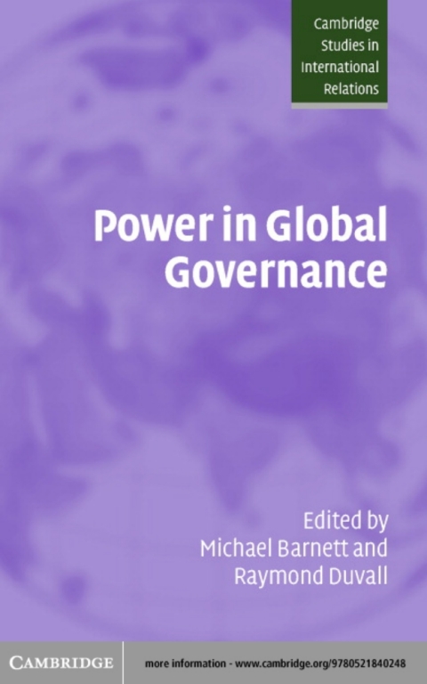 Cover image for book Power in Global Governance
