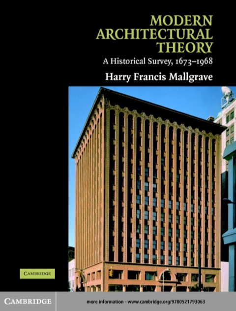 Cover image for book Modern Architectural Theory