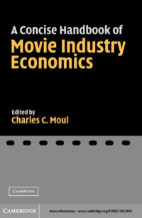 Cover image: A Concise Handbook of Movie Industry Economics 1st edition 9780521843843