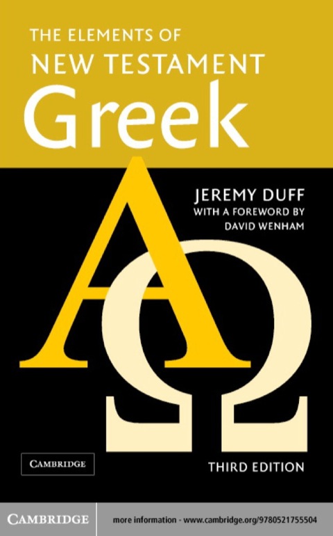 The Elements of New Testament Greek 