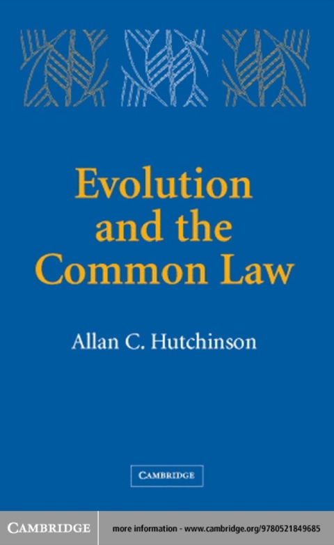 Evolution and the Common Law 