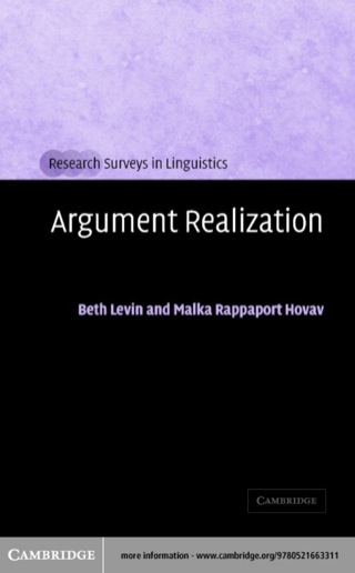 Argument Realization