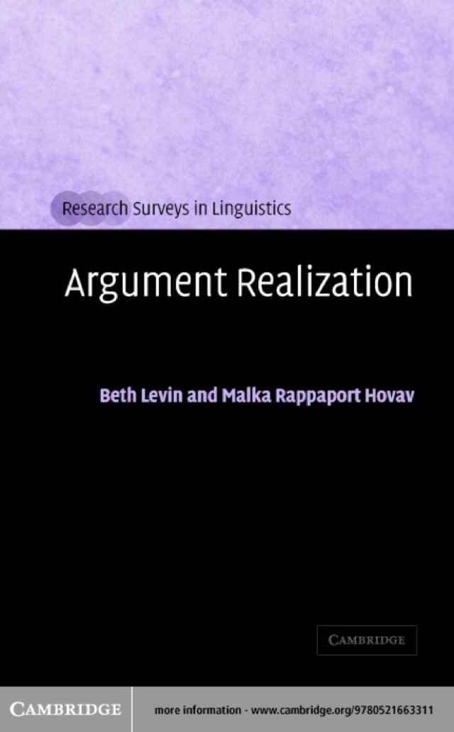 Argument Realization